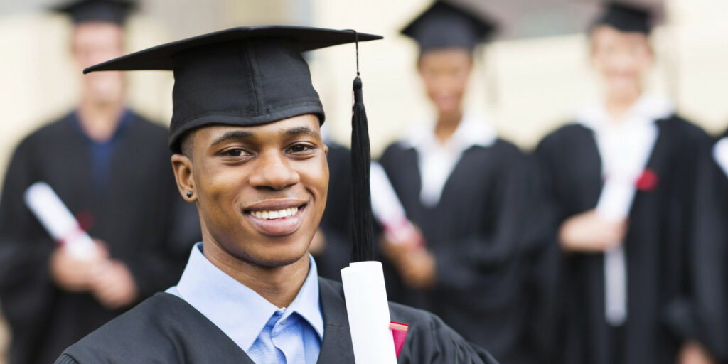 African american graduates from HBCU college